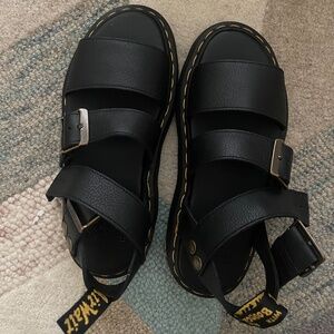 Doc martens GRYPHON PISA LEATHER PLATFORM SANDALS